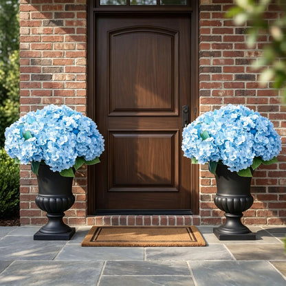 🌼Hortensias artificiels d'extérieur – résistants aux UV, imperméables et résistants au vent💐🌸