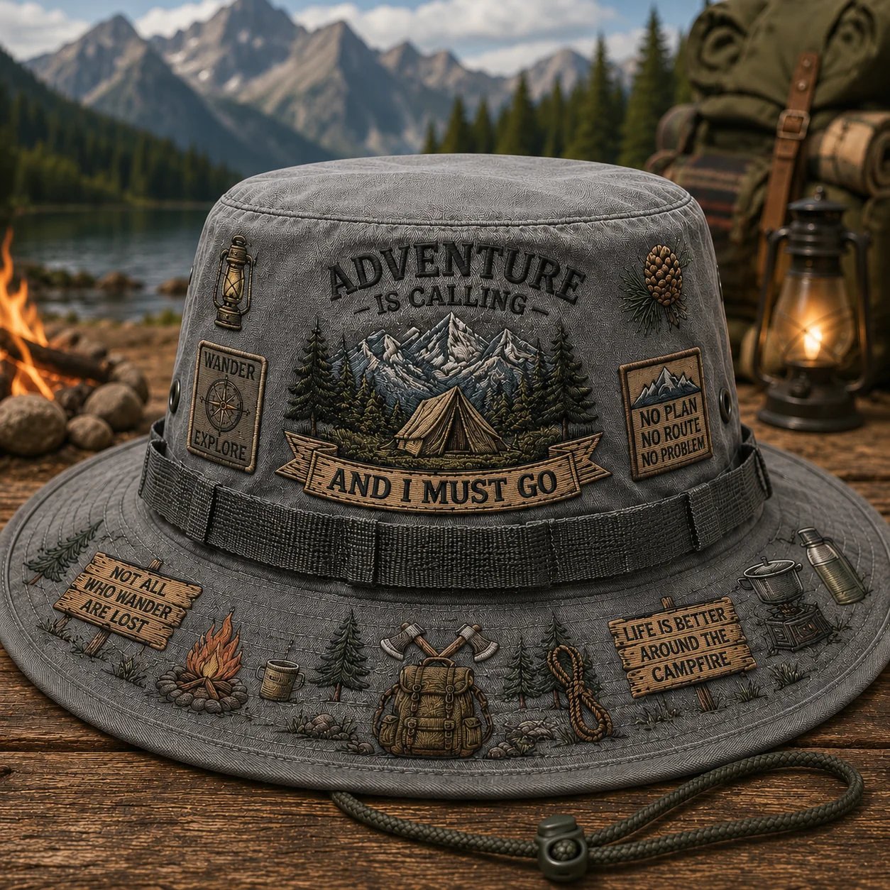 🌲L'aventure, c'est un art de vivre – Chapeau Boonie