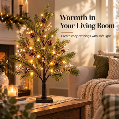 🎄💡 Arbre lumineux à LED – Une élégance naturelle pour toutes les saisons 🌿✨