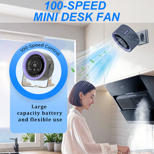 🌬️ Ventilateur mural intelligent – 100 vitesses pour un rafraîchissement toujours parfait ! ❄️✨