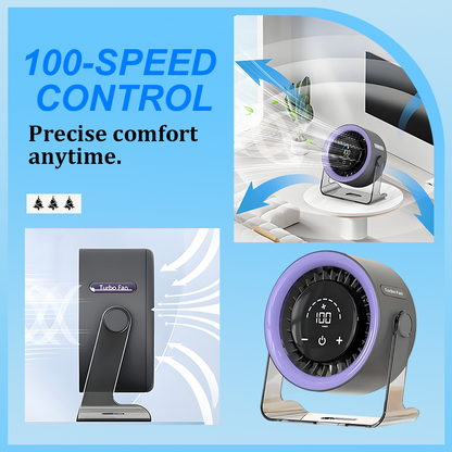 🌬️ Ventilateur mural intelligent – 100 vitesses pour un rafraîchissement toujours parfait ! ❄️✨
