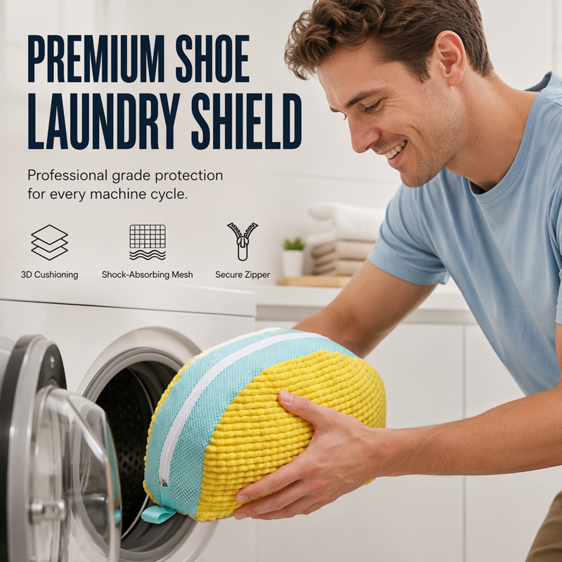 👟✨ Sac de lavage pour chaussures - Protégez vos chaussures à chaque lavage ! 🫧
