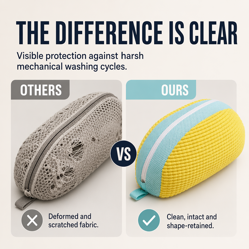👟✨ Sac de lavage pour chaussures - Protégez vos chaussures à chaque lavage ! 🫧