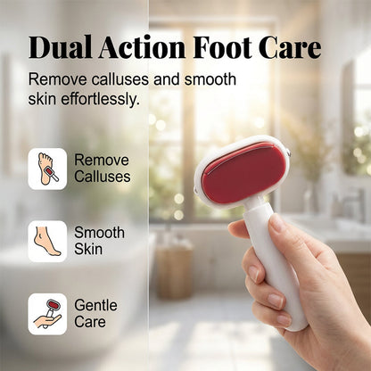 ✨🦶Grattoir pour les pieds double face – Élimine facilement les callosités et les peaux mortes