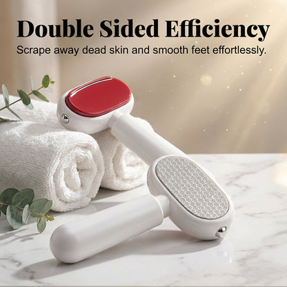 ✨🦶Grattoir pour les pieds double face – Élimine facilement les callosités et les peaux mortes
