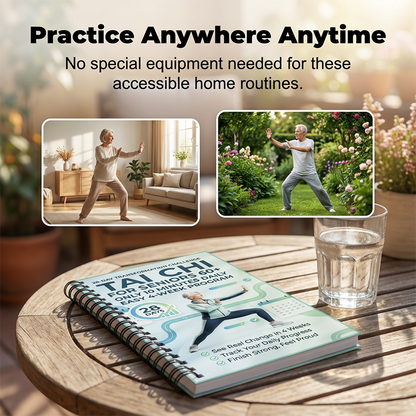 🧘 50 % DE RÉDUCTION POUR UNE DURÉE LIMITÉE ! ⚡ Guide pratique de tai-chi pour seniors et débutants – Exercices doux, étape par étape, axés sur le bien-être ✨