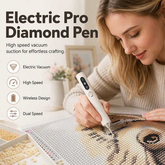 💎 50 % DE RÉDUCTION POUR UNE DURÉE LIMITÉE ! ✨ Stylo diamant électrique rechargeable – Précis, confortable, un gain de temps