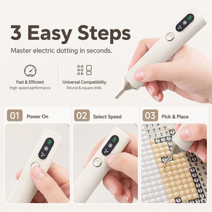 💎 50 % DE RÉDUCTION POUR UNE DURÉE LIMITÉE ! ✨ Stylo diamant électrique rechargeable – Précis, confortable, un gain de temps